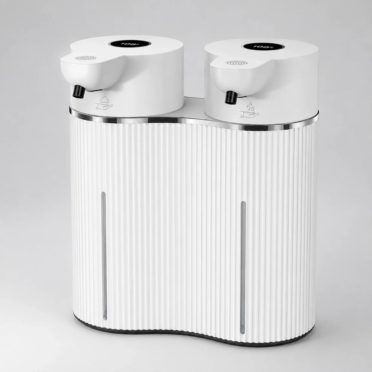 Distributeur électrique de savon double tête sans contact pour lavage des mains Image