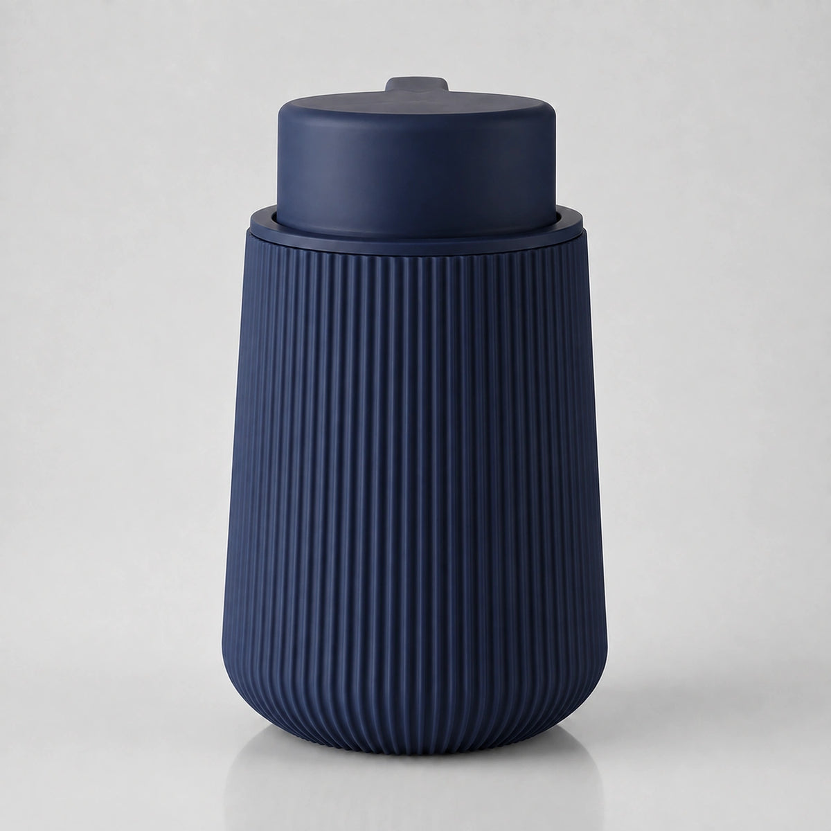Distributeur de savon mousse rayé bleu foncé 320 ml - Savena - photo 4