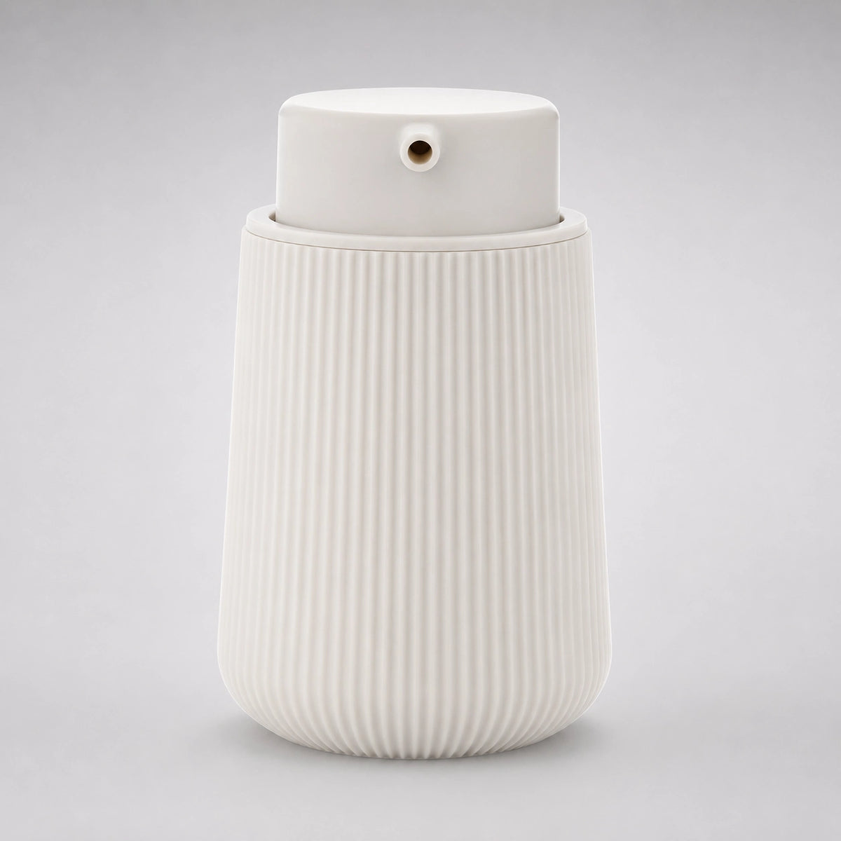 Distributeur de savon mousse rayé beige 320 ml - Savena - photo 3