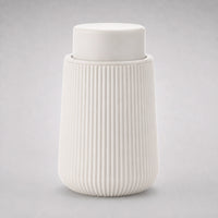 Distributeur de savon mousse rayé beige 320 ml - Savena - photo 4