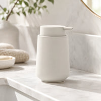 Distributeur de savon liquide minimaliste beige 320 ml - Savena - photo 2