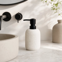 Distributeur de savon rechargeable jaune clair pour cuisine, salle de bain et douche - Savena - photo 2