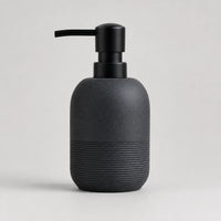 Distributeur de savon rechargeable noir pour cuisine, salle de bain et douche - Savena - photo 1