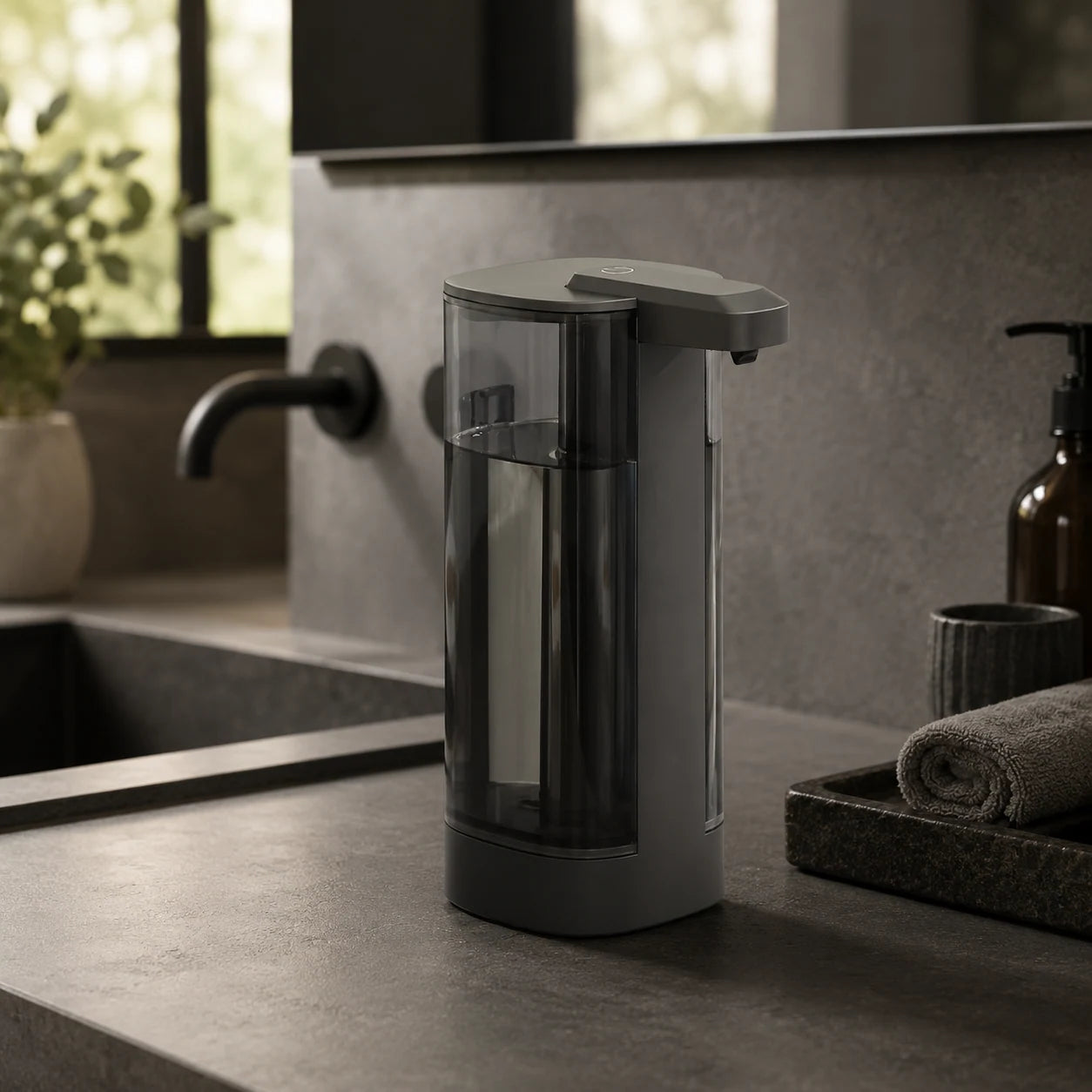 Distributeur de savon cuisine automatique noir modèle P13 - Savena - photo 2