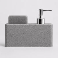 Set distributeur de savon cuisine effet pierre gris sable - Savena - photo 3