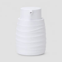 Distributeur de savon rayé mat blanc 230 ml - Savena - photo 3