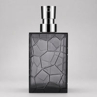 Distributeur de savon acrylique transparent anti-rouille noir 320 ml - Savena - photo 1