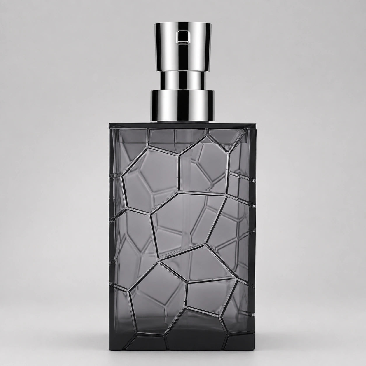 Distributeur de savon acrylique transparent anti-rouille noir 320 ml - Savena - photo 1