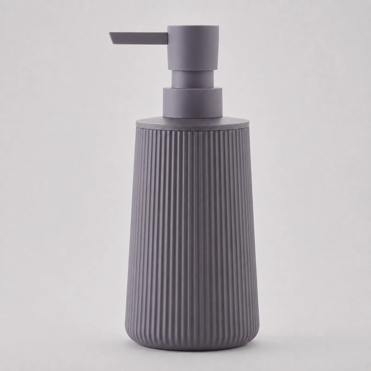 Distributeur de savon rayé mat violet 250 ml - Savena - photo 1