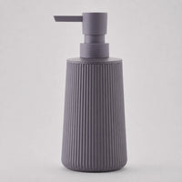 Distributeur de savon rayé mat violet 250 ml - Savena - photo 1