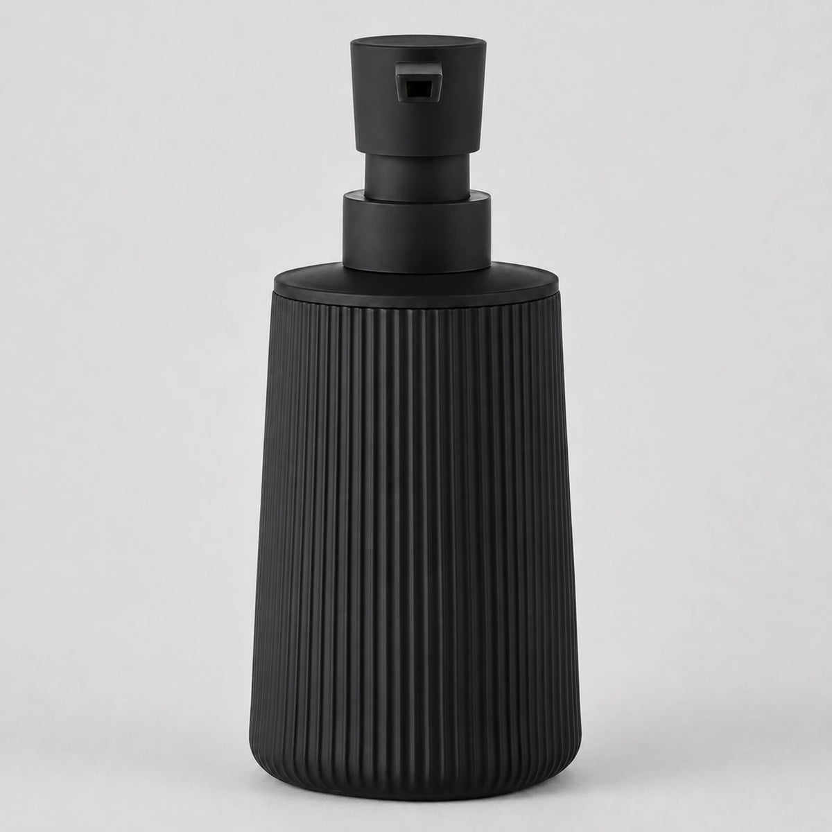Distributeur de savon rayé mat noir 250 ml - Savena - photo 3