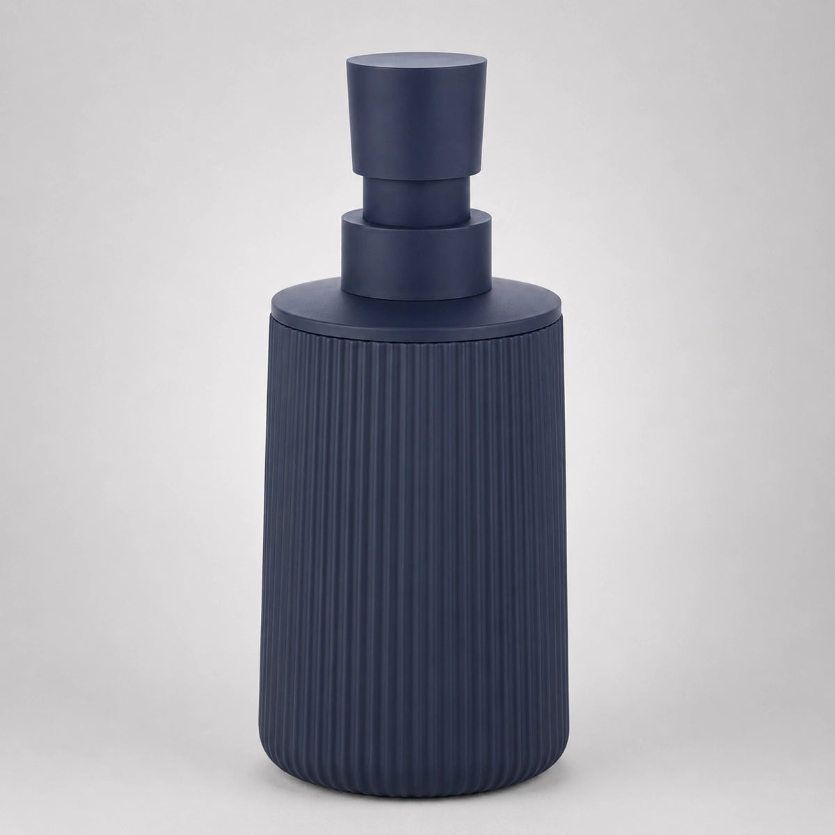 Distributeur de savon rayé mat bleu 250 ml - Savena - photo 3