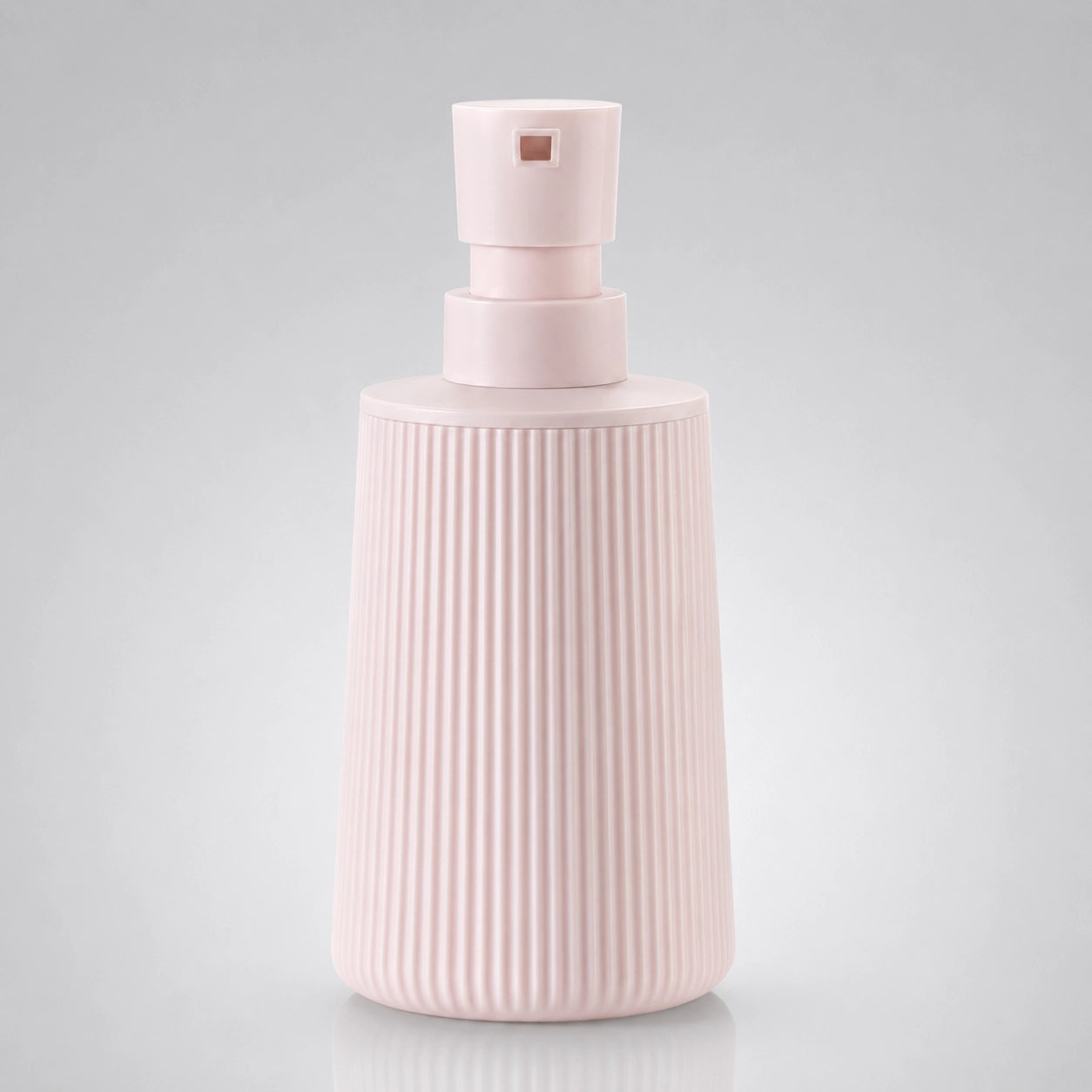 Distributeur de savon rayé mat rose 250 ml - Savena - photo 3