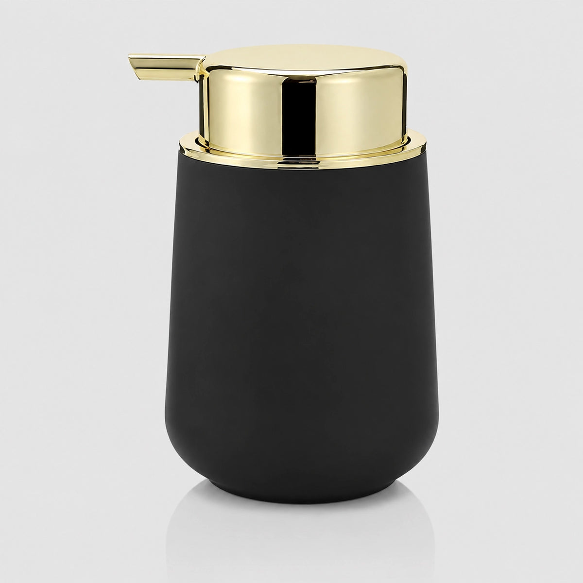 Distributeur de savon mousse minimaliste noir doré 320 ml - Savena - photo 1