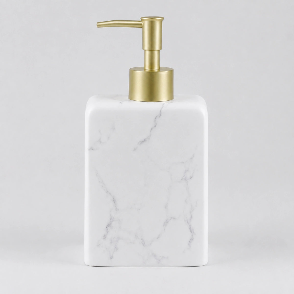 Set distributeur de savon cuisine effet marbre blanc compact - Savena - photo 4