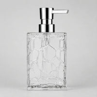 Distributeur de savon acrylique transparent anti-rouille 320 ml - Savena - photo 1