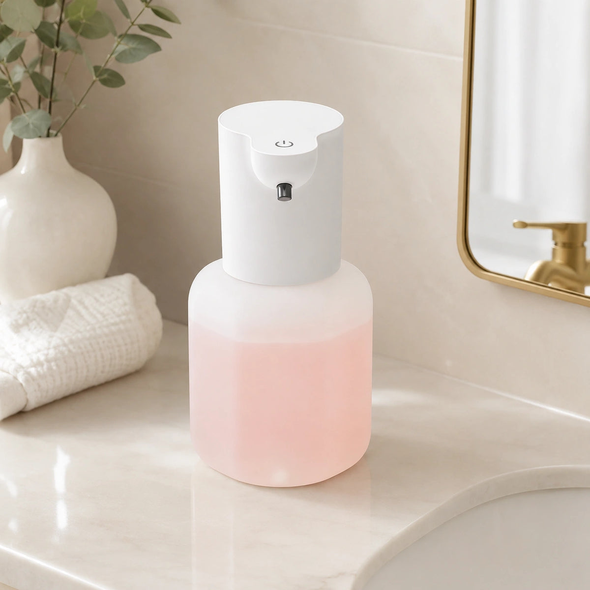 Distributeur mural automatique de savon mousse 500 ml blanc - modèle 3 - Savena - photo 2