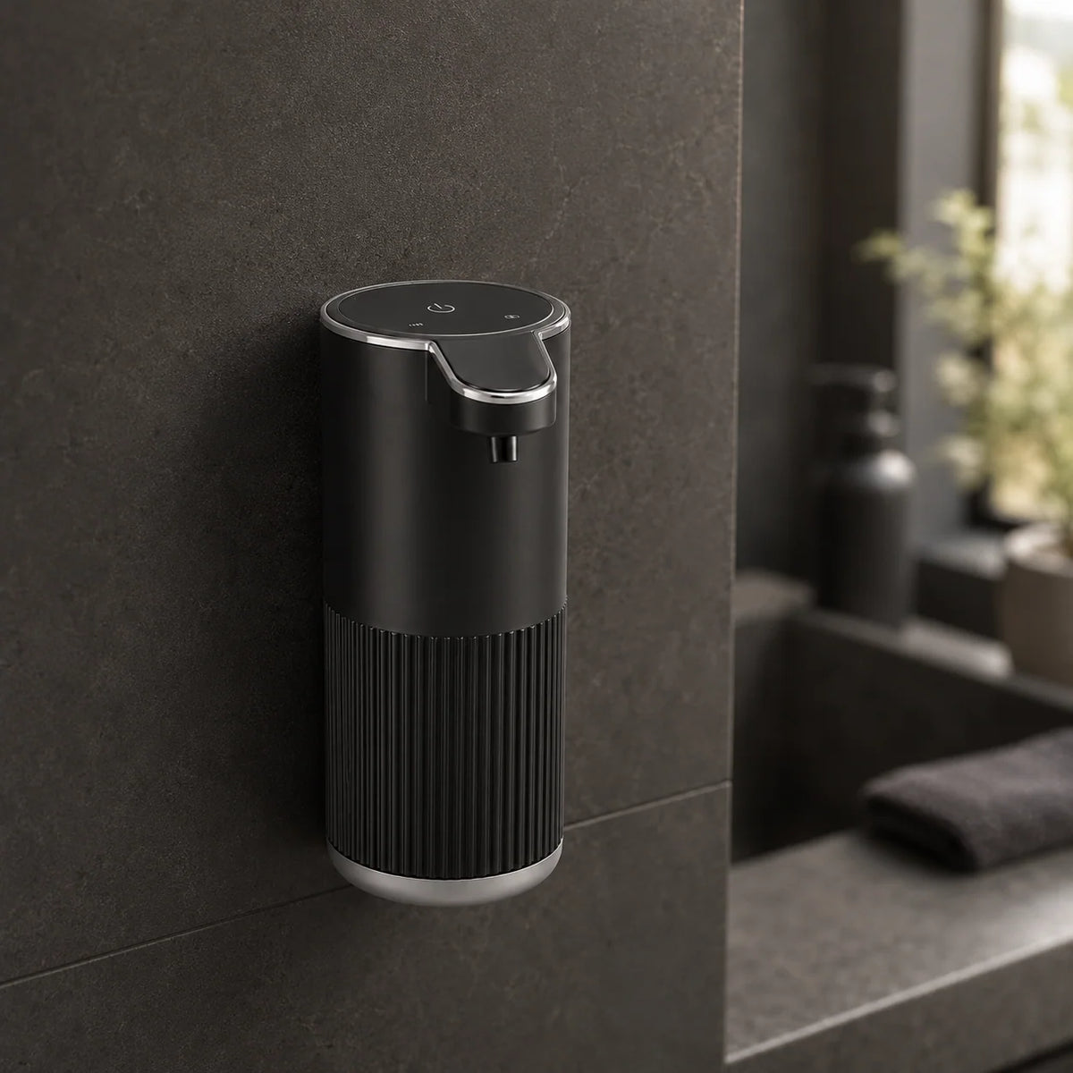Distributeur savon automatique 360ml noir - Savena - photo 2