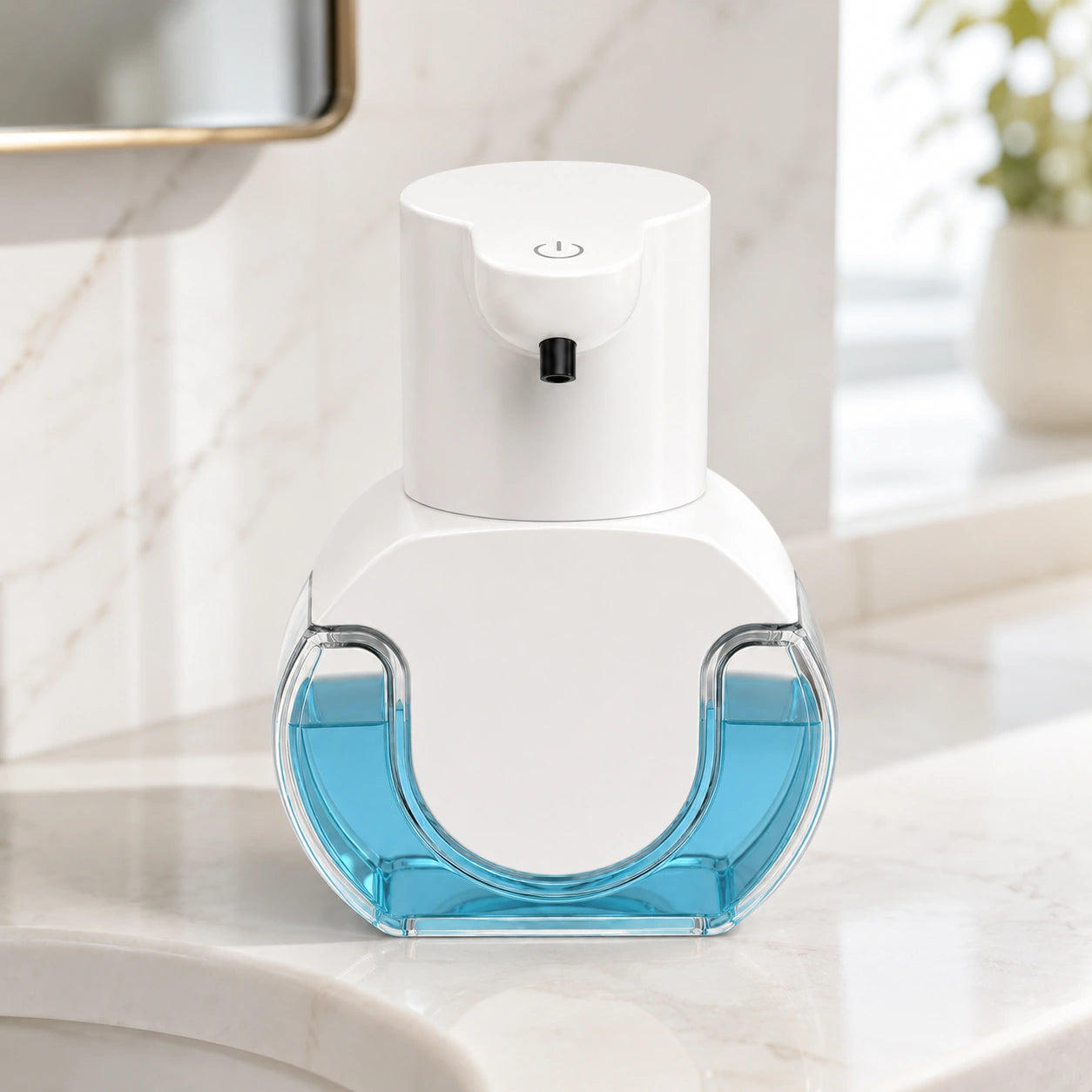 Distributeur savon automatique 420ml blanc usage intensif - Savena - photo 3