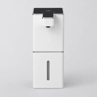 Distributeur mural de savon intelligent noir miroir, sortie gel - Savena - photo 1