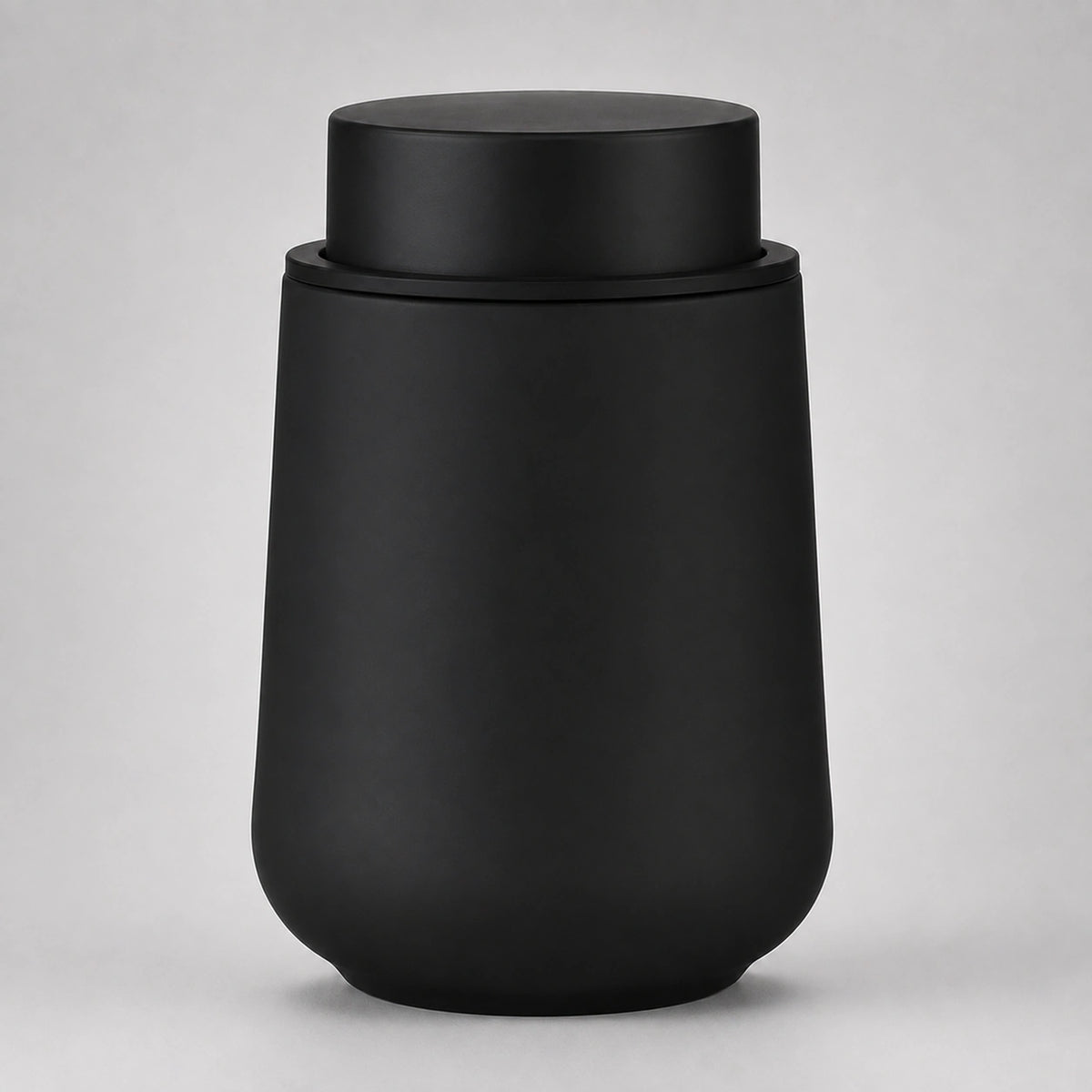 Distributeur de savon liquide minimaliste noir mat 320 ml - Savena - photo 4