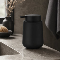 Distributeur de savon liquide minimaliste noir mat 320 ml - Savena - photo 2