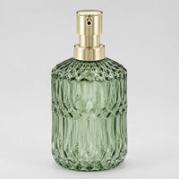 Distributeur de savon en verre rechargeable vert 400 ml - Savena - photo 3