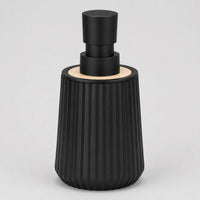 Distributeur de savon rayé finition bambou noir mat 250 ml - Savena - photo 4
