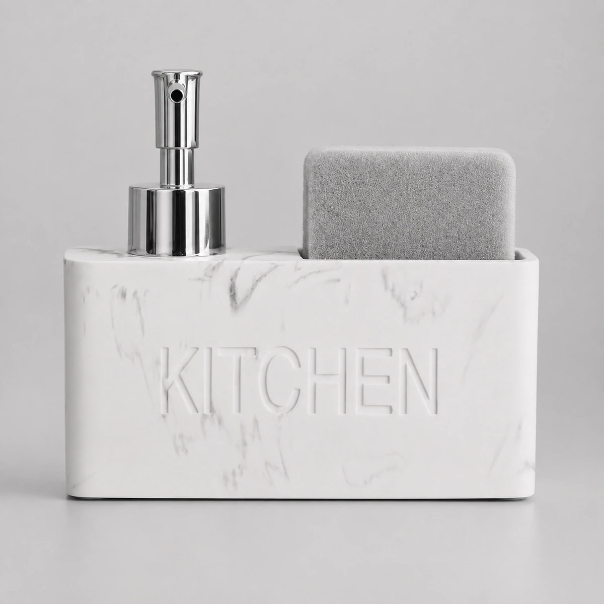 Set distributeur de savon cuisine effet marbré - Savena - photo 1
