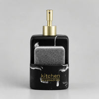 Set distributeur de savon cuisine effet marbre noir - Savena - photo 1