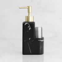 Set distributeur de savon cuisine effet marbre noir - Savena - photo 3