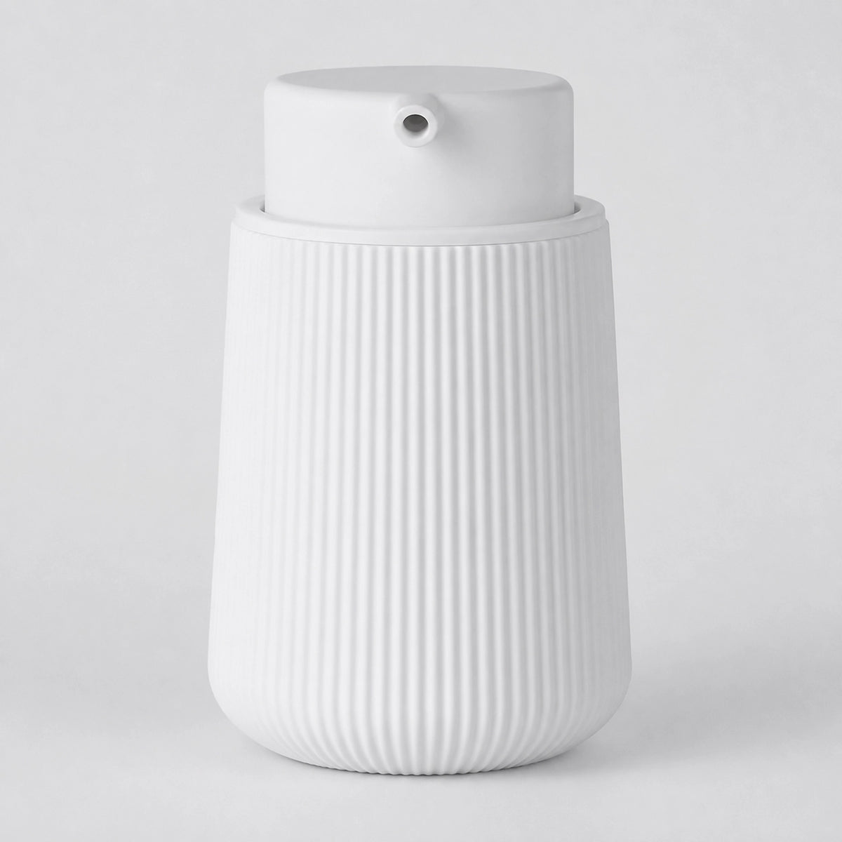 Distributeur de savon mousse rayé blanc 320 ml - Savena - photo 3