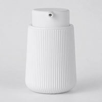 Distributeur de savon mousse rayé blanc 320 ml - Savena - photo 3