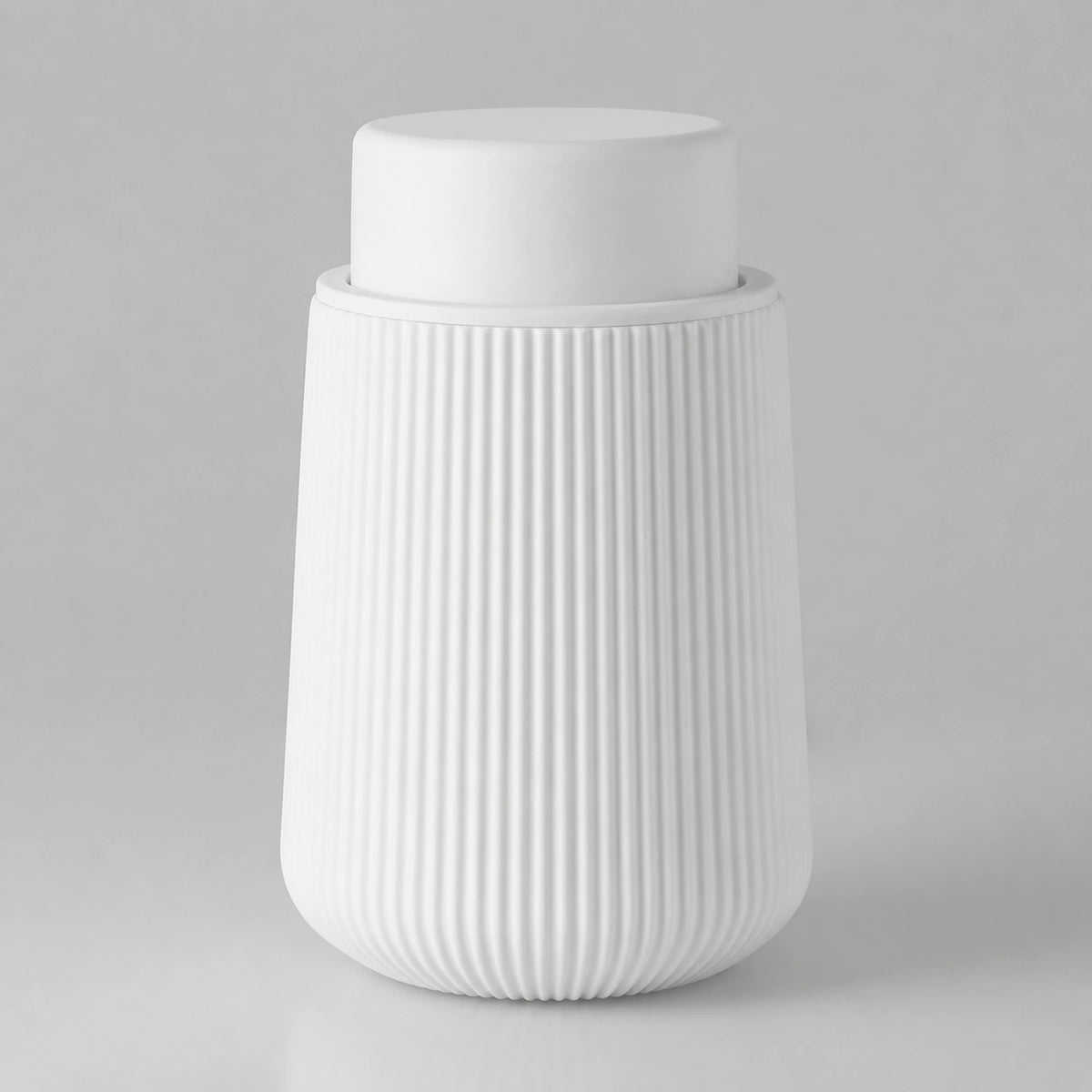 Distributeur de savon mousse rayé blanc 320 ml - Savena - photo 4