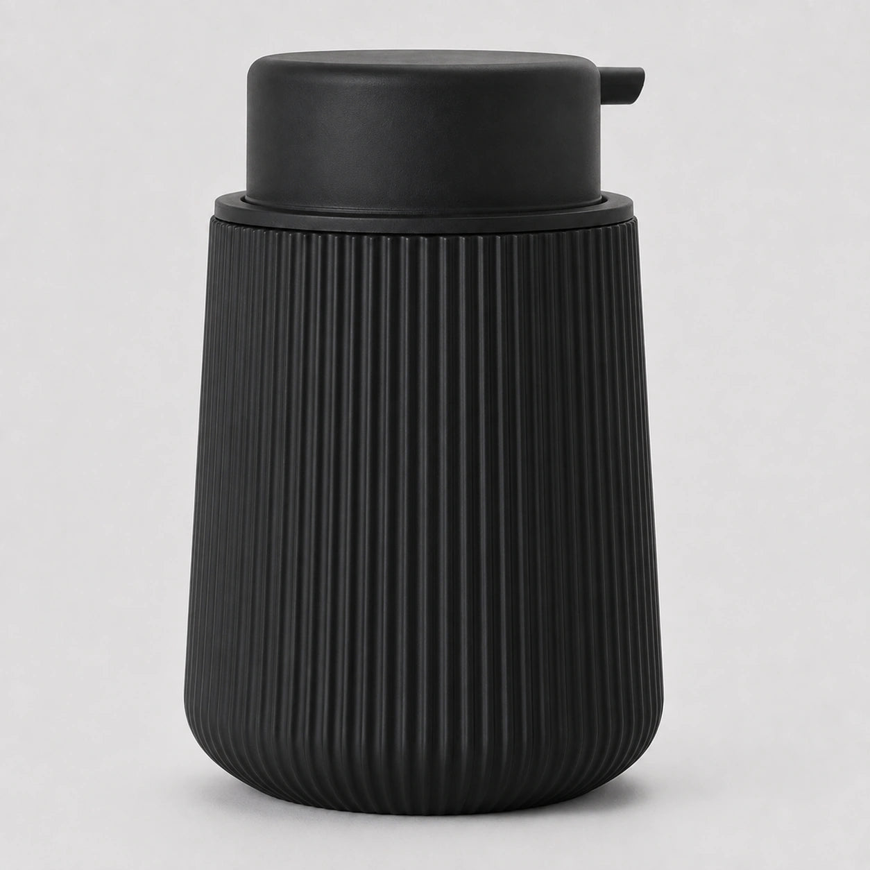 Distributeur de savon mousse rayé noir 320 ml - Savena - photo 3